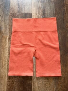 New Balance Women's Athletic Shorts Rust Orange